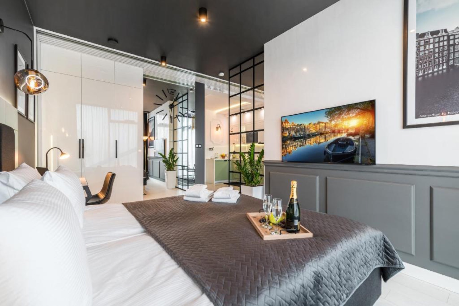 Sypialnia apartamentu